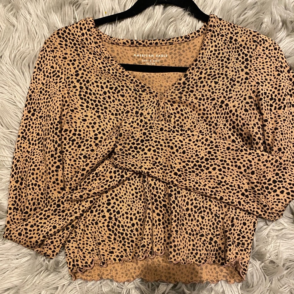 cheetah print top